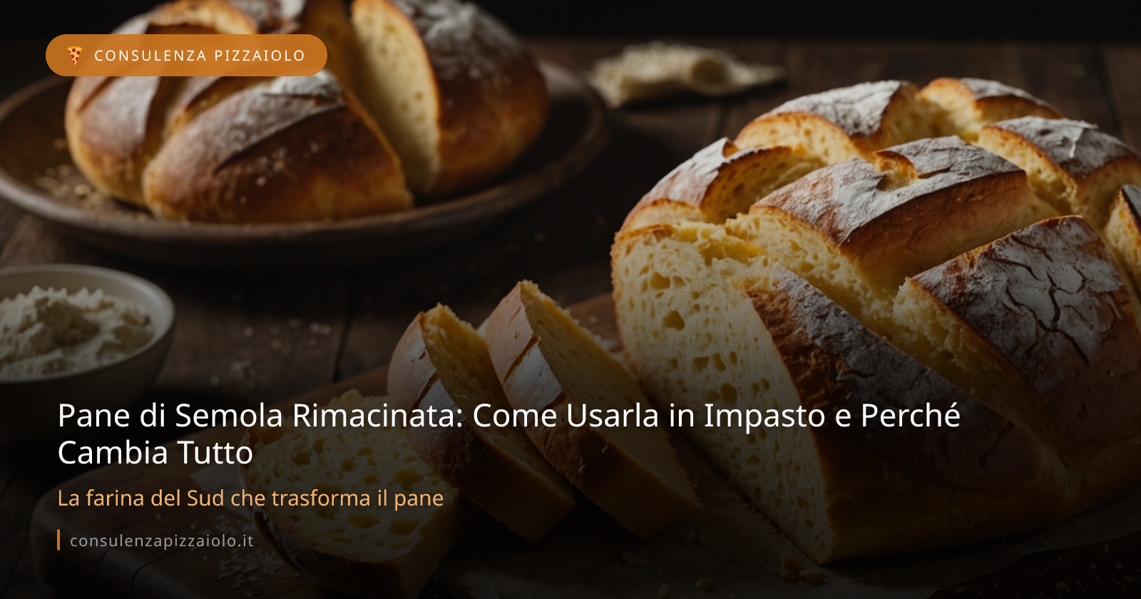 Pane di Semola Rimacinata: Come Usarla in Impasto e Perché Cambia Tutto